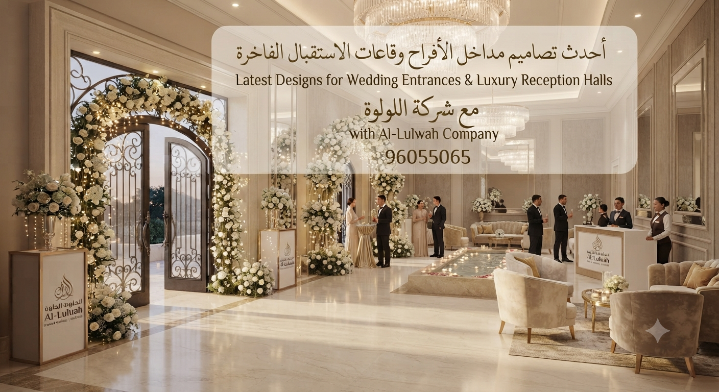 مداخل الأفراح وقاعات الاستقبال