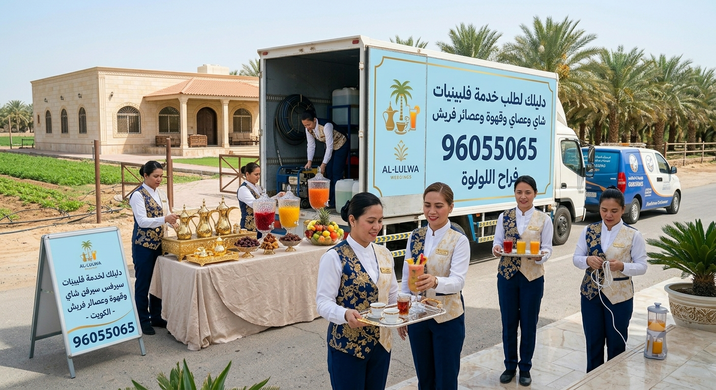دليلك لطلب خدمة فلبينيات سيرفس شاي وقهوة وعصائر فريش في الكويت 96055065