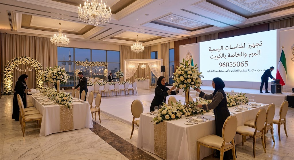 تجهيز المناسبات الرسمية والخاصة بالكويت
