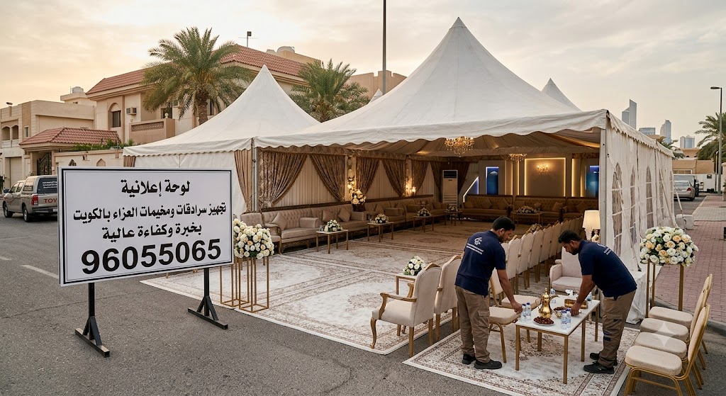 تجهيز سرادقات ومخيمات العزاء بالكويت بخبرة وكفاءة عالية 96055065