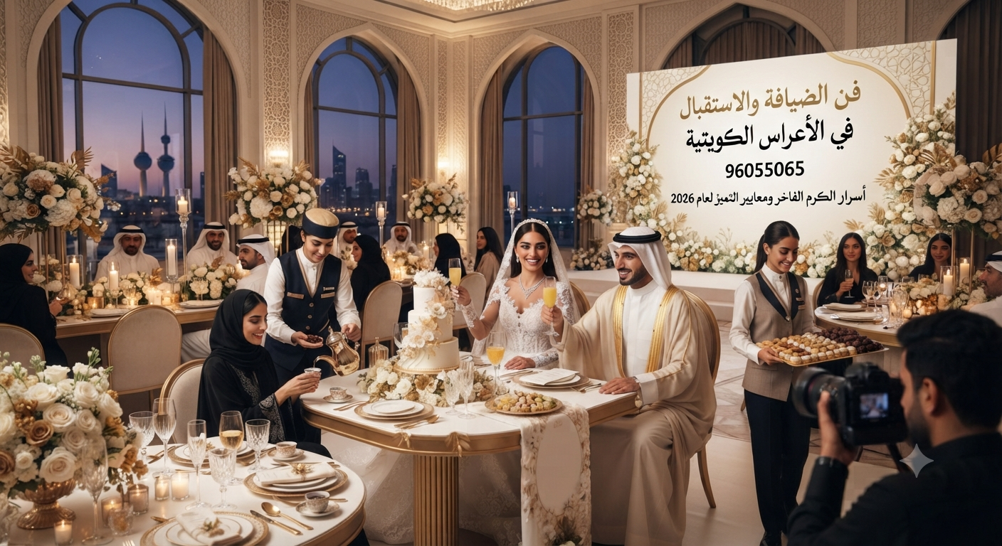 فن الضيافة والاستقبال في الأعراس الكويتية