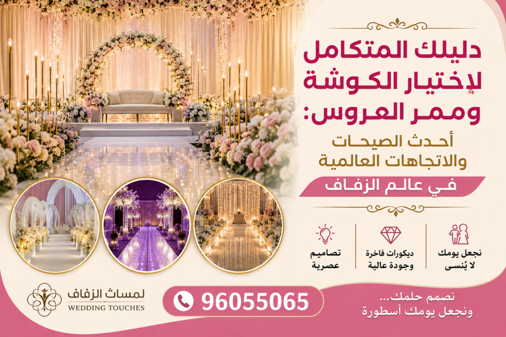 تزيين قاعات الأفراح في الكويت